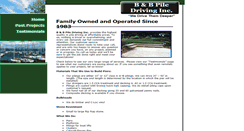Desktop Screenshot of bbpiledriving.com